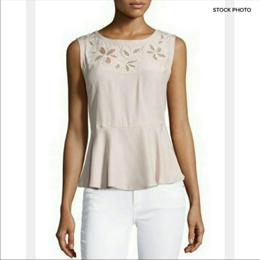 Rebecca Taylor Cream Tank Top
